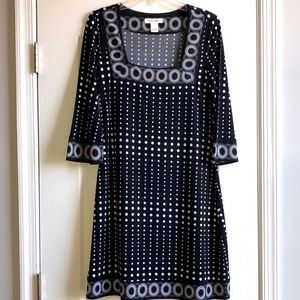 WHBM shift dress. Polyester, spandex. Size S